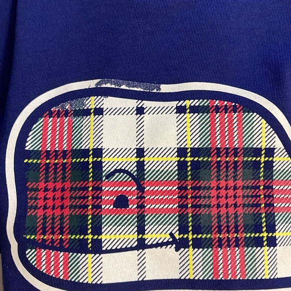 Vineyard Vines Blue Peaks Plaid Whale Long Sleeve Shirt - Picture 7 of 7